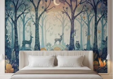 Le papier peint panoramique en tête de lit, l&rsquo;idée déco qui change tout