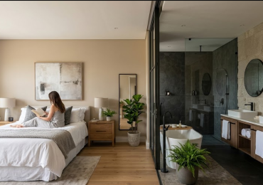 Les secrets d&rsquo;une salle de bain ouverte sur la chambre réussie