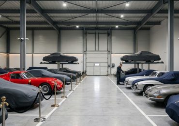 Stockage de véhicules de collection en entrepôt sécurisé