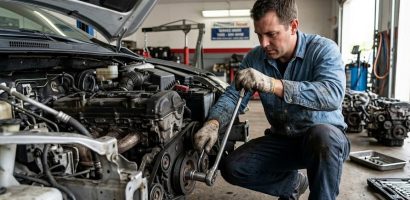 Moteur d'occasion bloqué