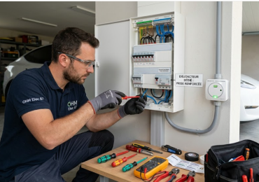 Installation prise renforcée : disjoncteur dédié