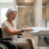 Lavabo ergonomique réglable en hauteur électrique