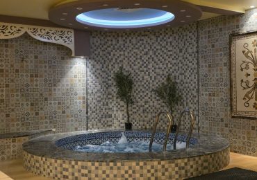 Mosaïque hammam : résistance à la chaleur et humidité