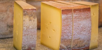 croûte d'un fromage affiné